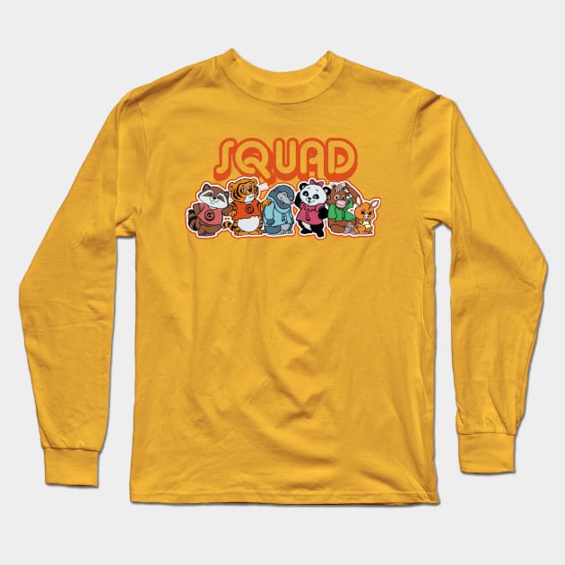 Shirt Squad Long Sleeve T-Shirt by toydejour